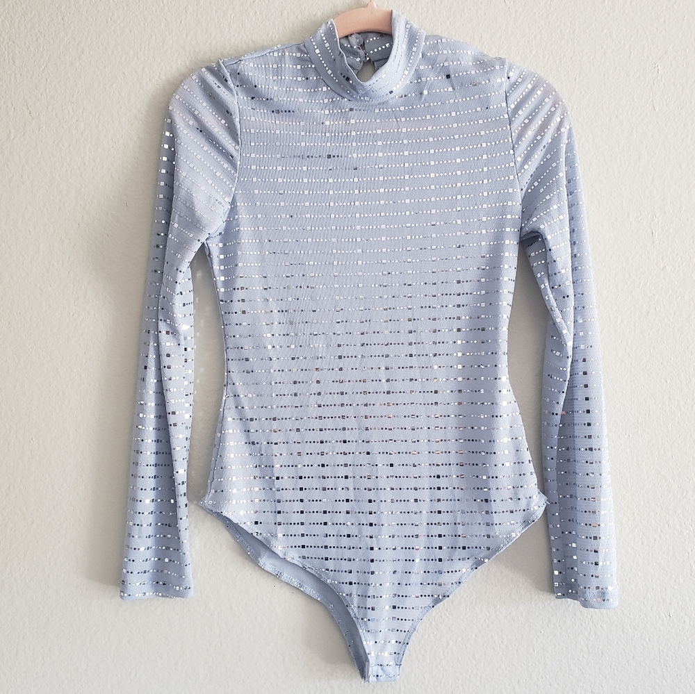 IRIS "PARTY" METALLIC BODYSUIT